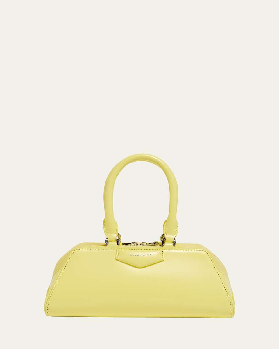 Antigona Mini Top-Handle Bag in Box Leather